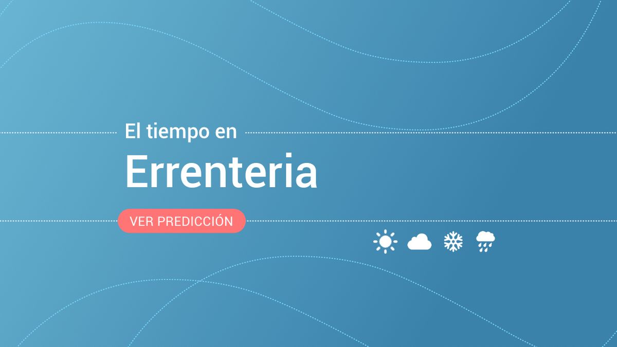 Previsión meteorológica en Errenteria: alertas por fenómenos costeros y vientos