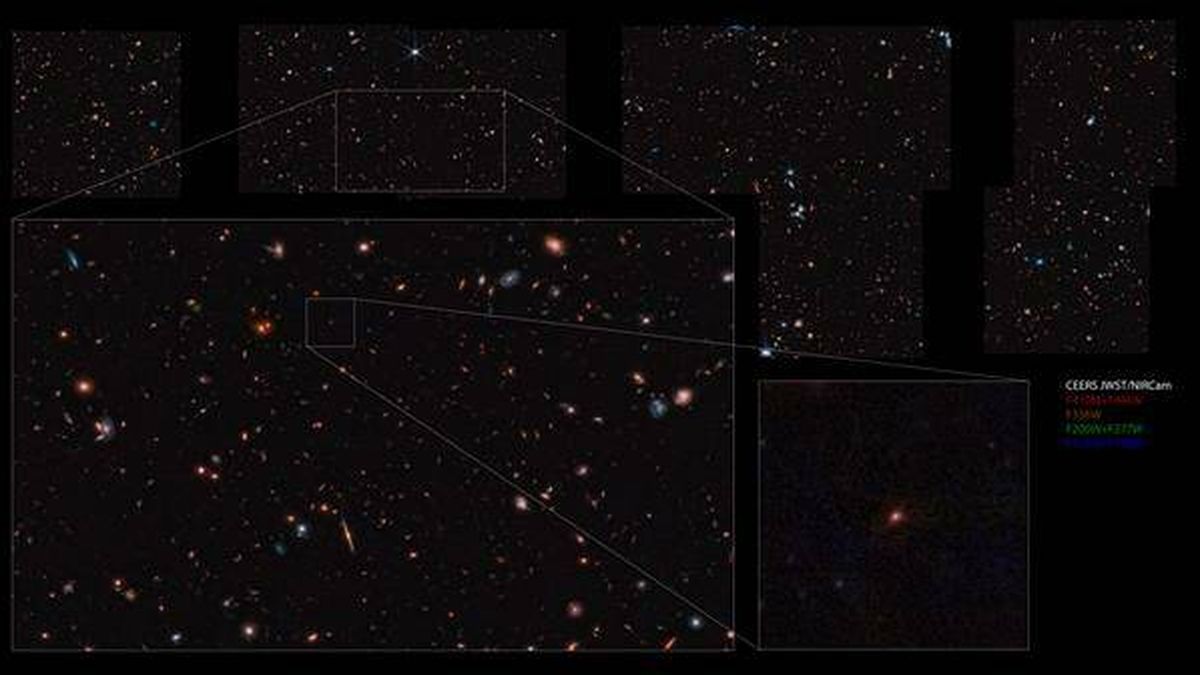 El James Webb muestra imágenes de una de las galaxias "más lejanas jamás observadas"