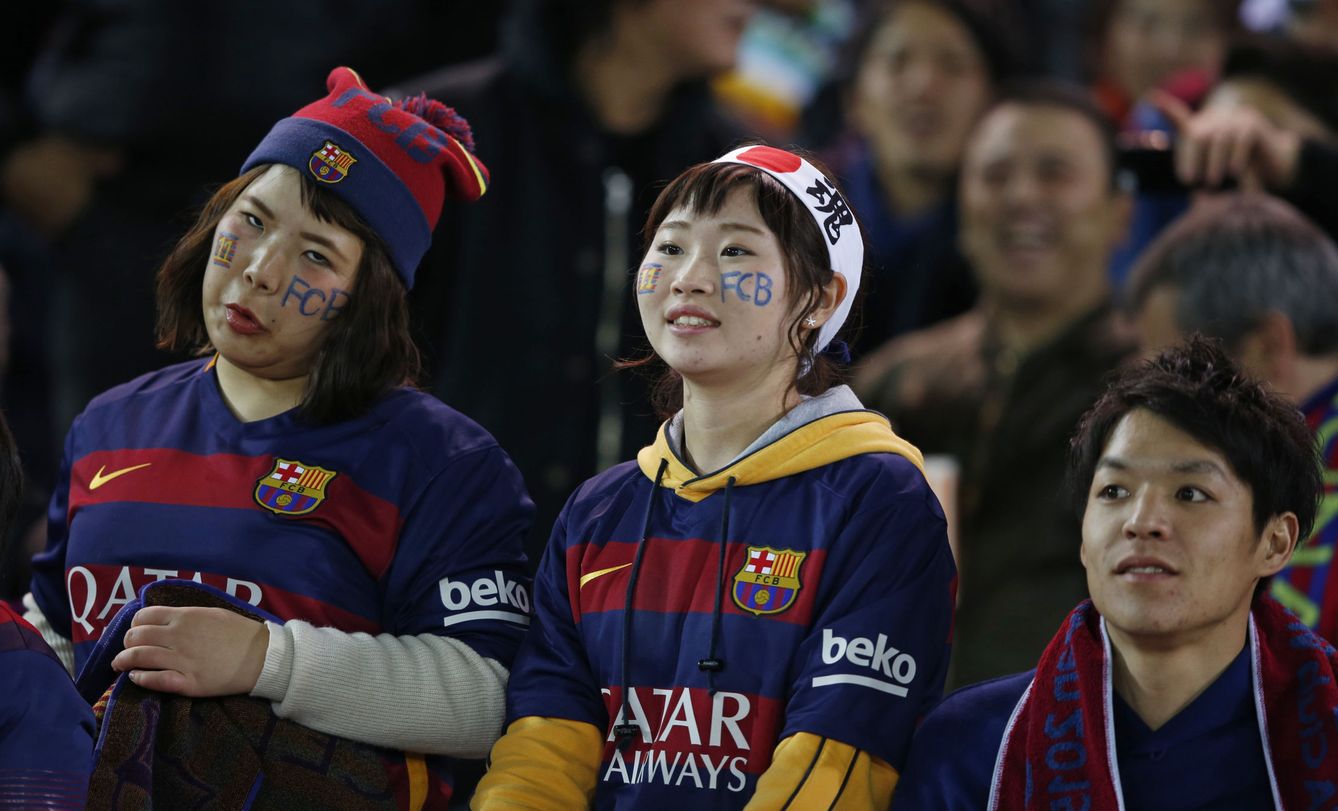 Aficionadas del Barcelona (REUTERS)