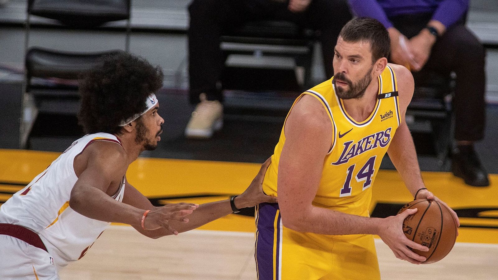 Marc Gasol, en un partido con los Lakers. (Reuters)