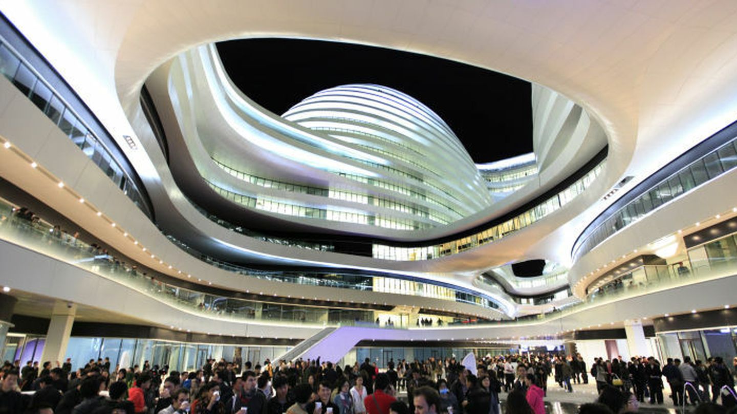 Inauguración del 'galaxy soho' en pekín