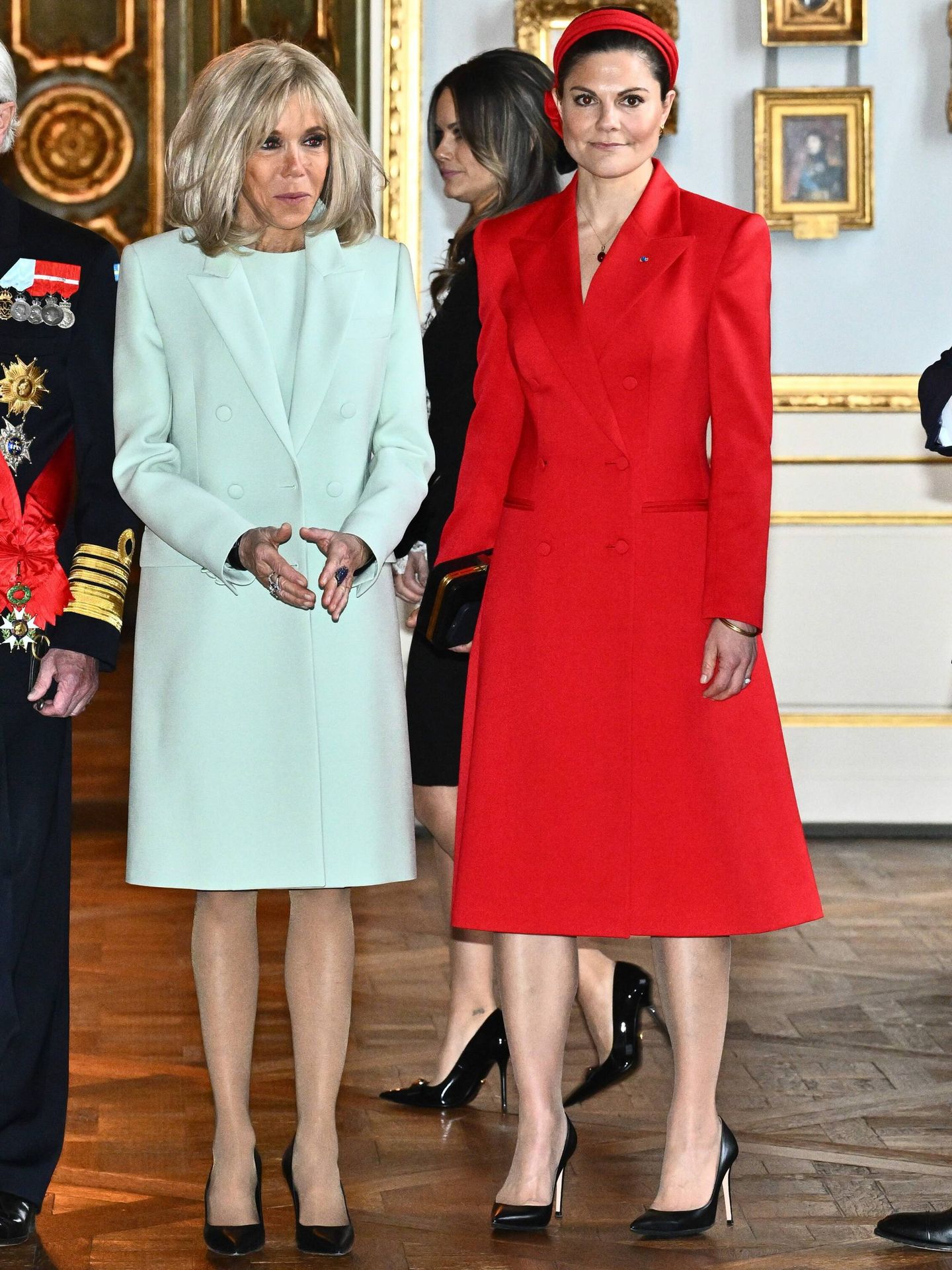 Victoria de Suecia y Brigitte Macron. (CP)