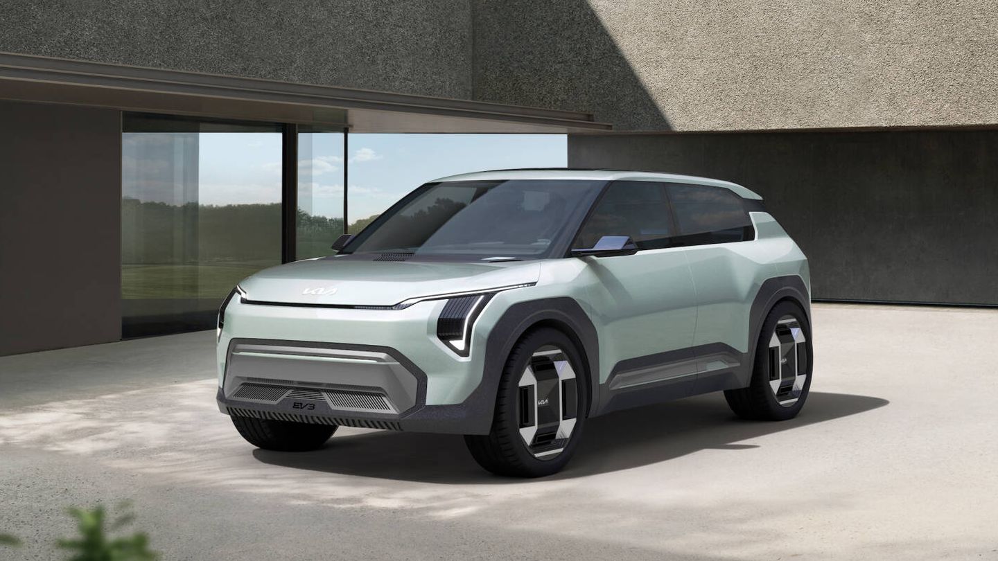 El exterior del EV3 Concept viene firmado por el centro de diseño de Kia en Alemania.