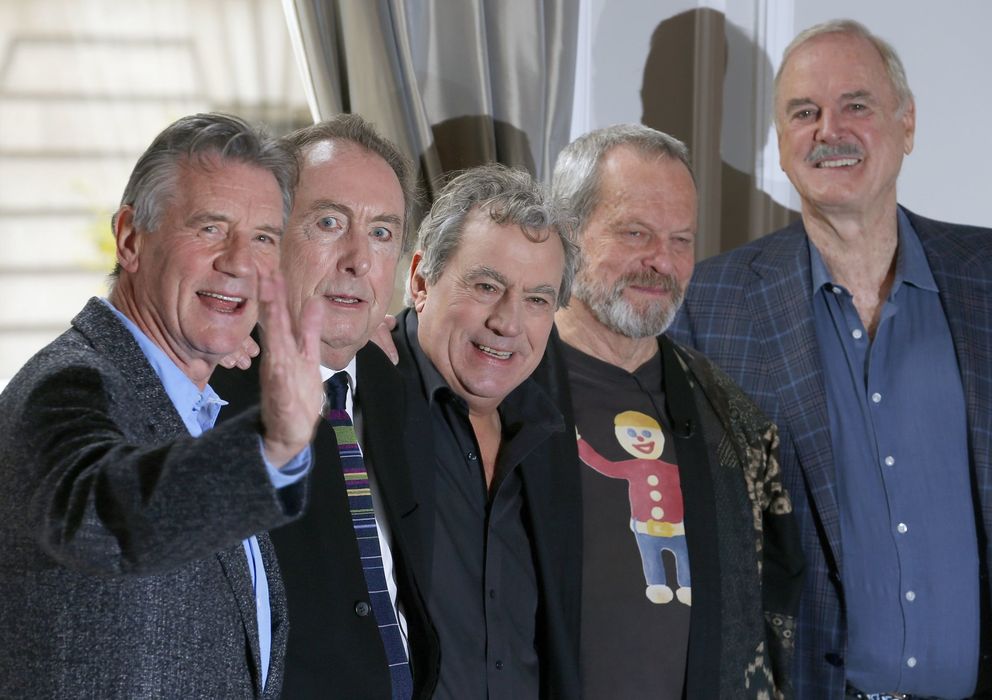 Foto: Michael Palin, Eric Idle, Terry Jones, Terry Gilliam y John Cleese (Reuters)