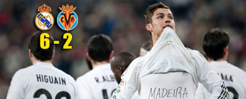 Foto: Cristiano Ronaldo se echa el Madrid a la espalda