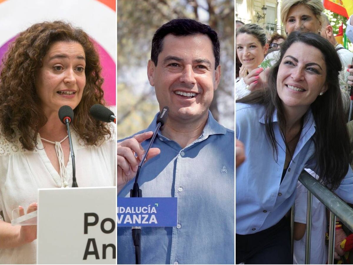 Foto: Debate de las elecciones de Andalucía: a qué hora es y dónde ver (EFE/Cabrera/Vidal/Torres)