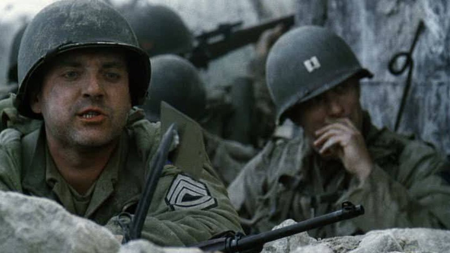 Tom Sizemore, en un fotograma de la película 'Salvar al soldado Ryan'.
