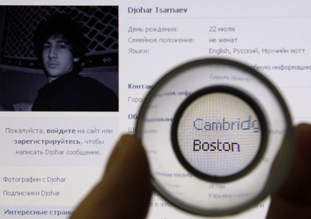 Foto: Dzhokhar Tsarnaev, uno de los autores del atentado contra la maratón de Boston en abril de 2013 (Reuters).  