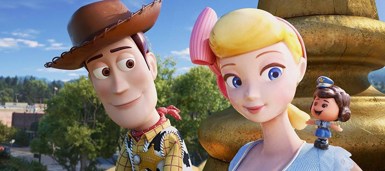 Woody y Bo Peep, en 'Toy Story 4'. (Disney)