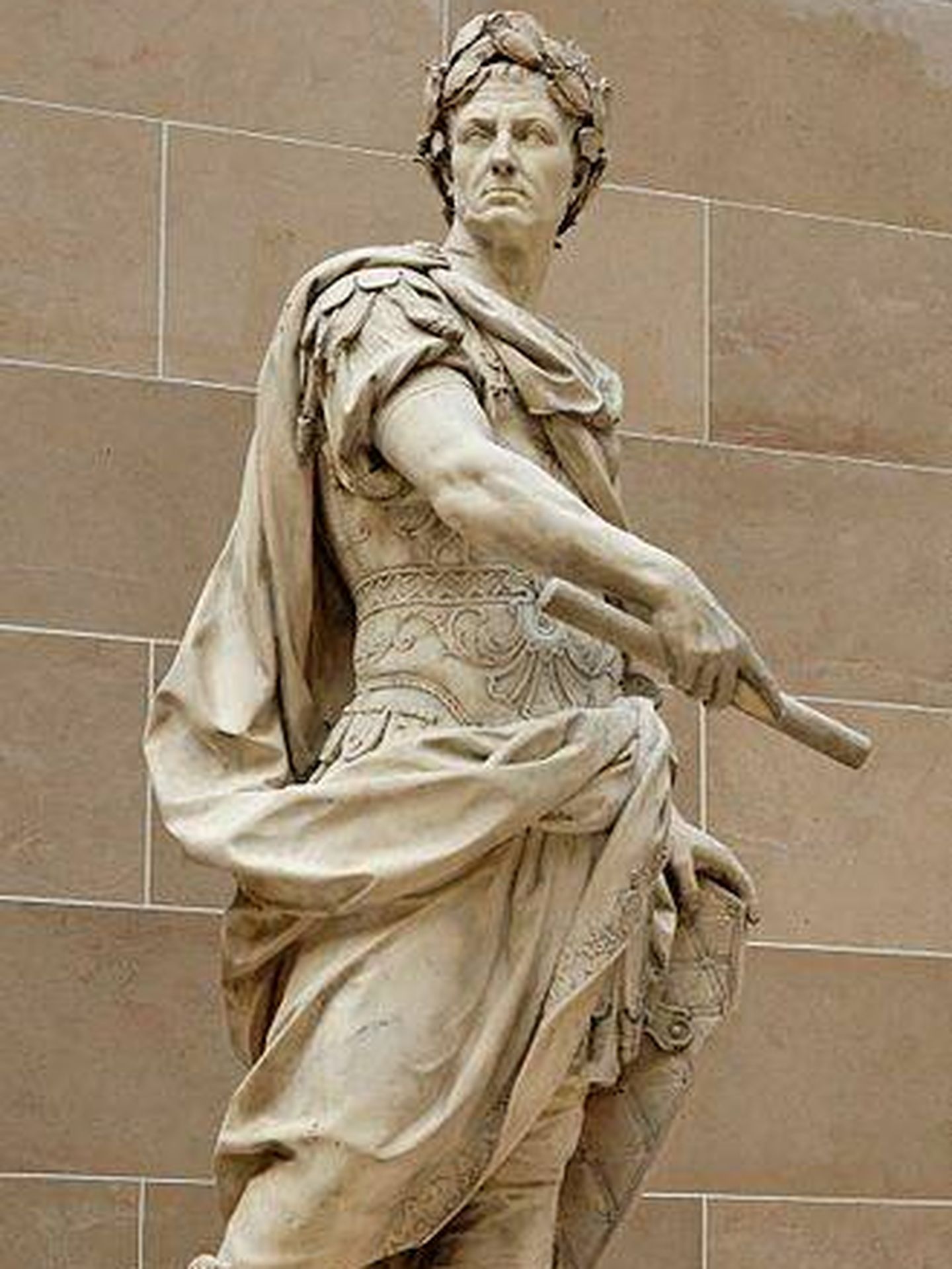 Escultura de Julio César. (Archivo fotográfico del Museo del Louvre)
