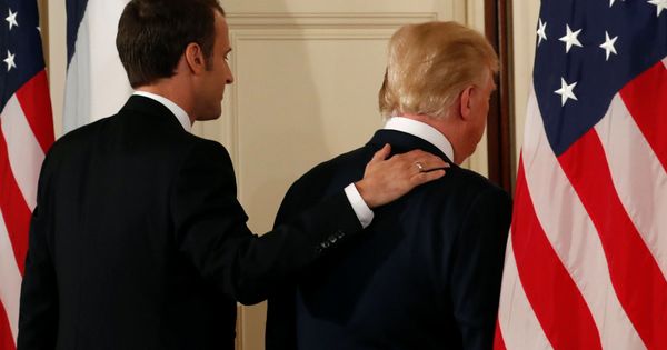 Foto: Los presidentes de Francia y EEUU, Emmanuel Macron y Donald Trump, en la Casa Blanca. (Reuters)