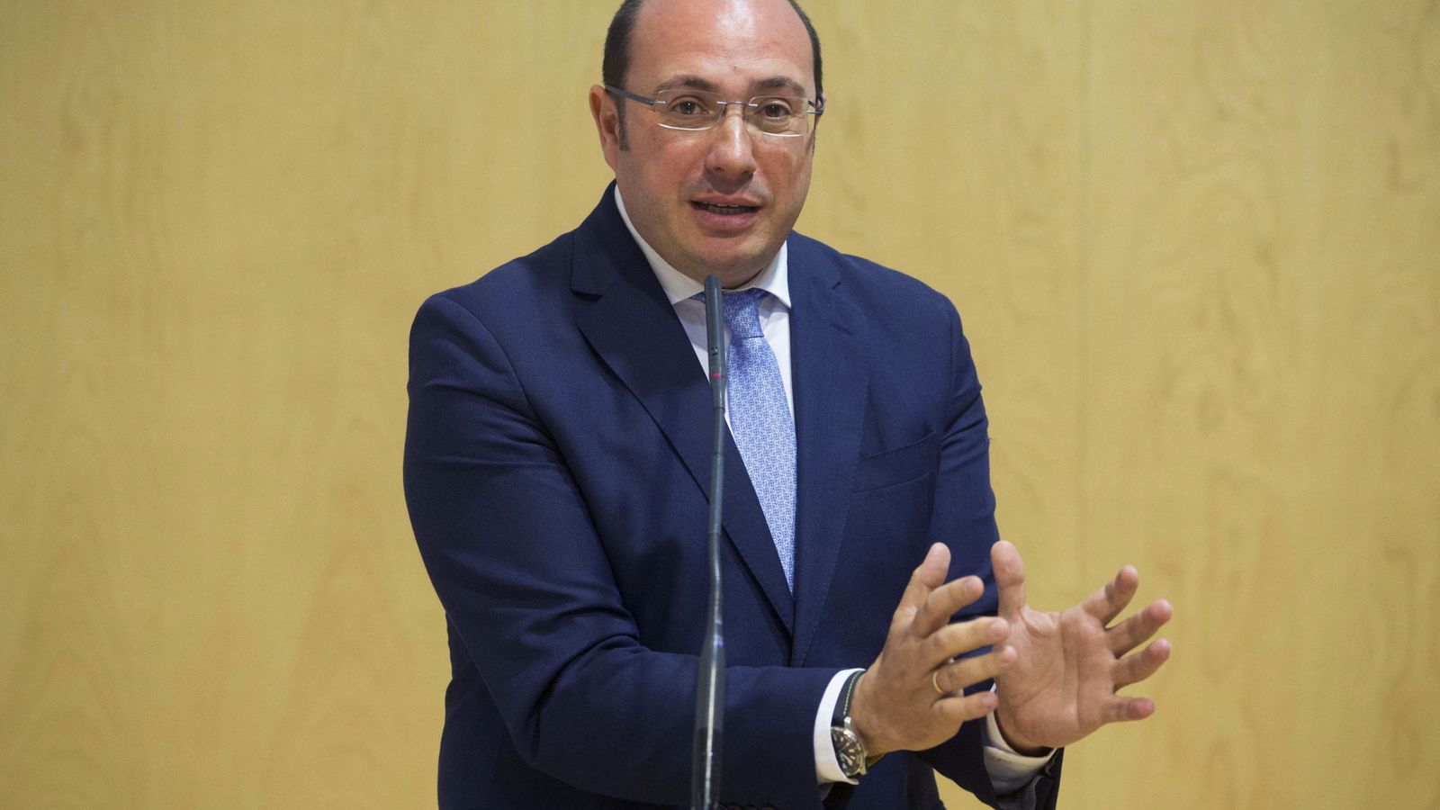 Foto: El presidente de Murcia, Pedro Antonio Sánchez. (EFE)