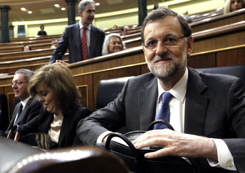 Foto: El presidente del Gobierno, Mariano Rajoy en el Congreso (Efe)