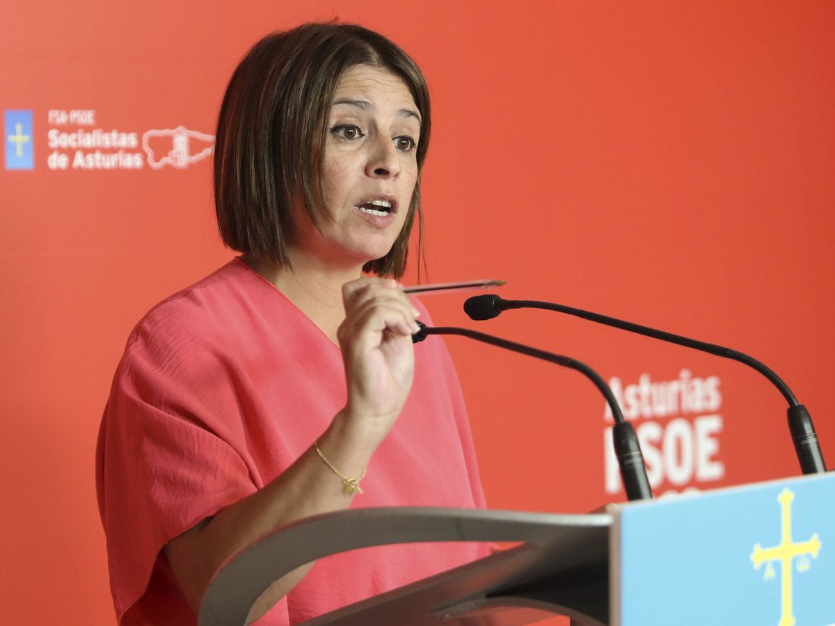 Foto: La exvicesecretaria general del PSOE y diputada por Asturias, Adriana Lastra.  (EFE/J.l. Cereijido)
