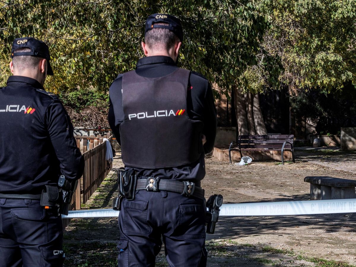 Foto: Imagen de archivo de dos policías en Mallorca. (EFE)