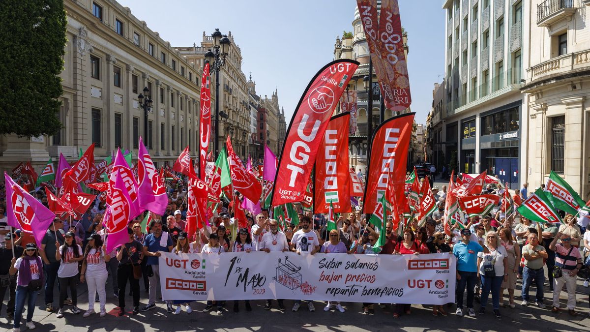 Manifestaciones por el Día del Trabajador en Sevilla: horario, recorrido y cortes de tráfico