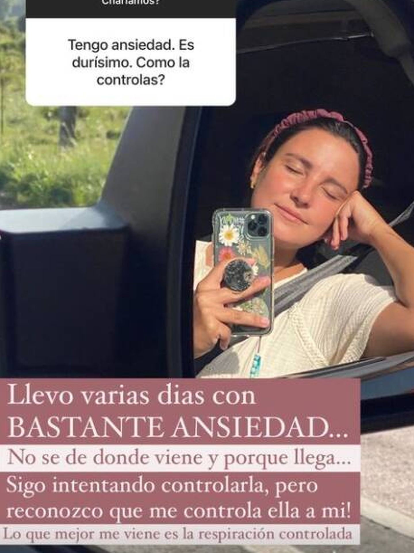 Marta Pombo se sincera sobre sus problemas de ansiedad. (Instagram @mpombor)