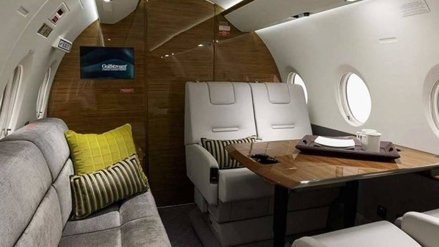 Interior de un jet privado. (EFE)