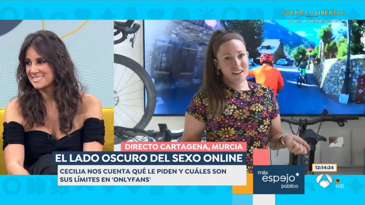 Lorena García entrevista a Cecilia en 'Espejo Público'. (Atresmedia)