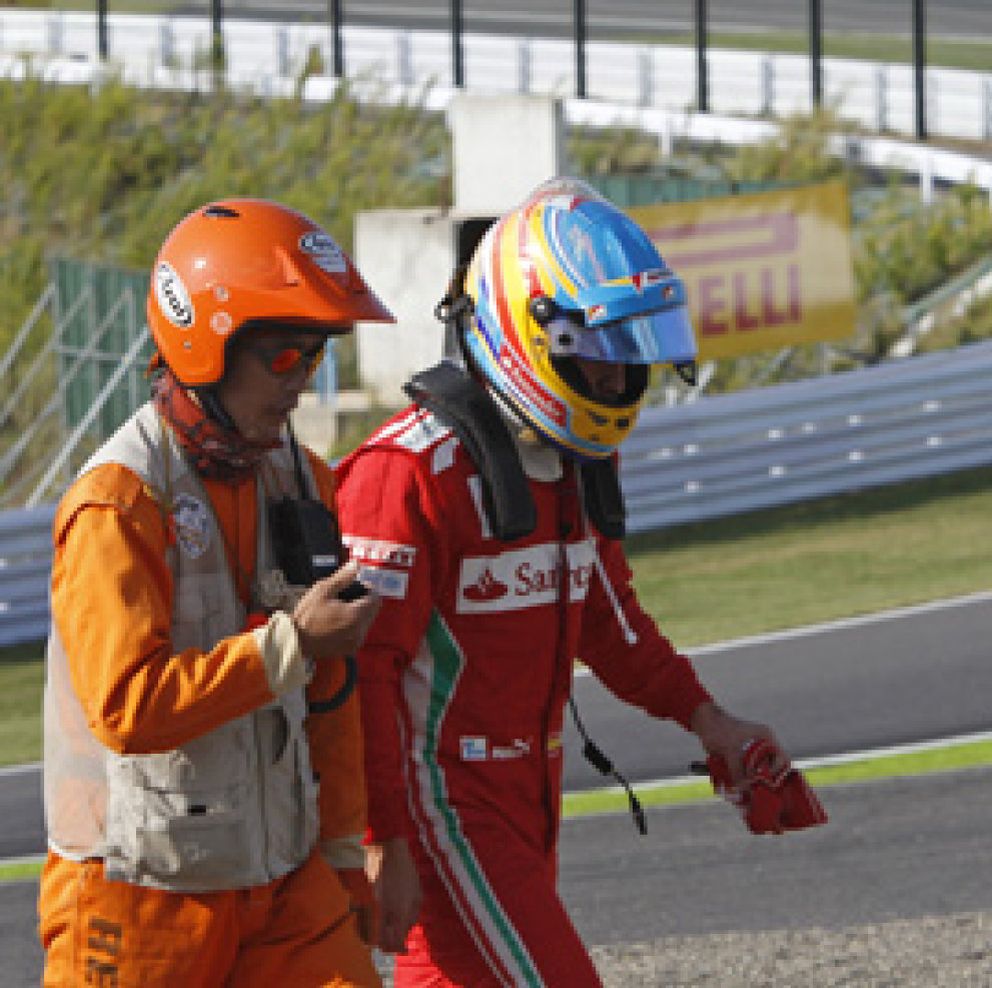 Foto: Alonso, alto y claro: "Llevamos seis carreras con el mismo coche, sin poner ninguna pieza nueva"