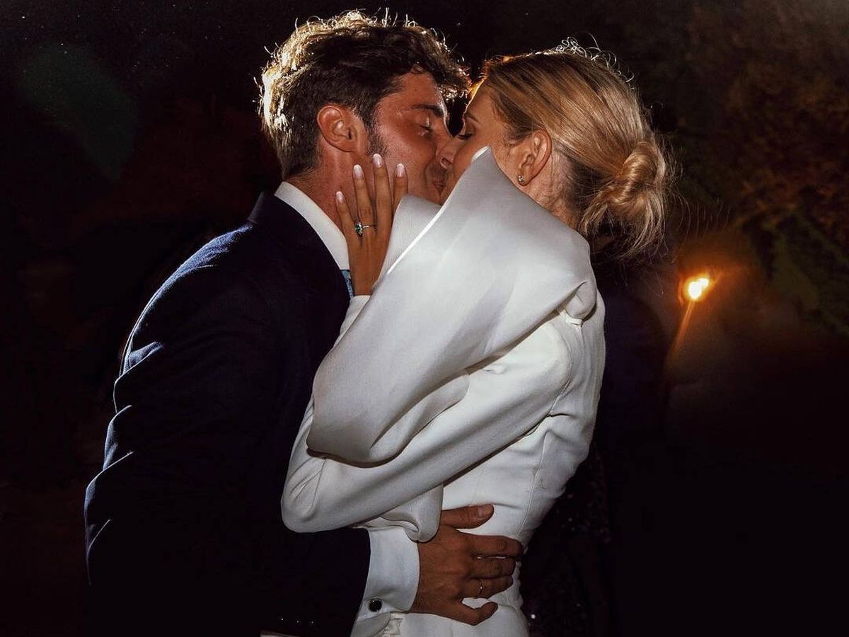 Foto: Ignacio Ayllón y Teresa Andrés Gonzalvo, en la fiesta de su boda. (Instagram @teresandresgonzalvo/ Click10)