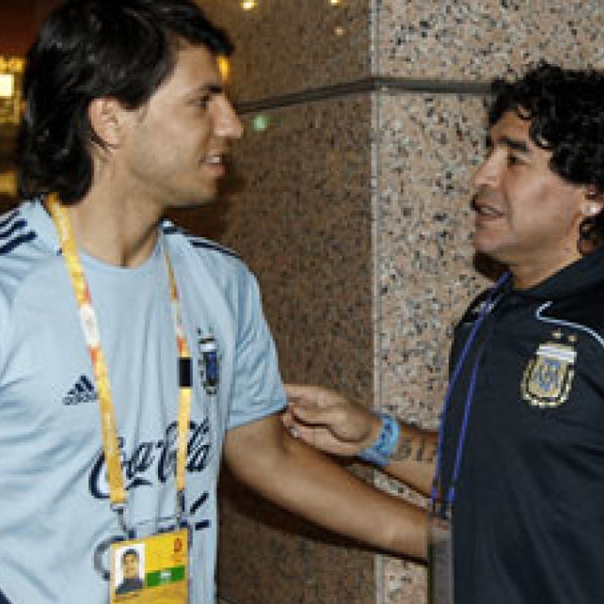 Maradona y Agüero grabaron una canción para Giannina