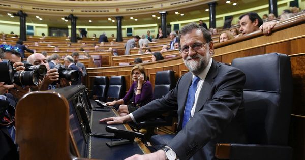 Foto: El presidente del Gobierno, Mariano Rajoy, en la segunda sesión del debate de enmiendas al proyecto presupuestario de 2017. (EFE)