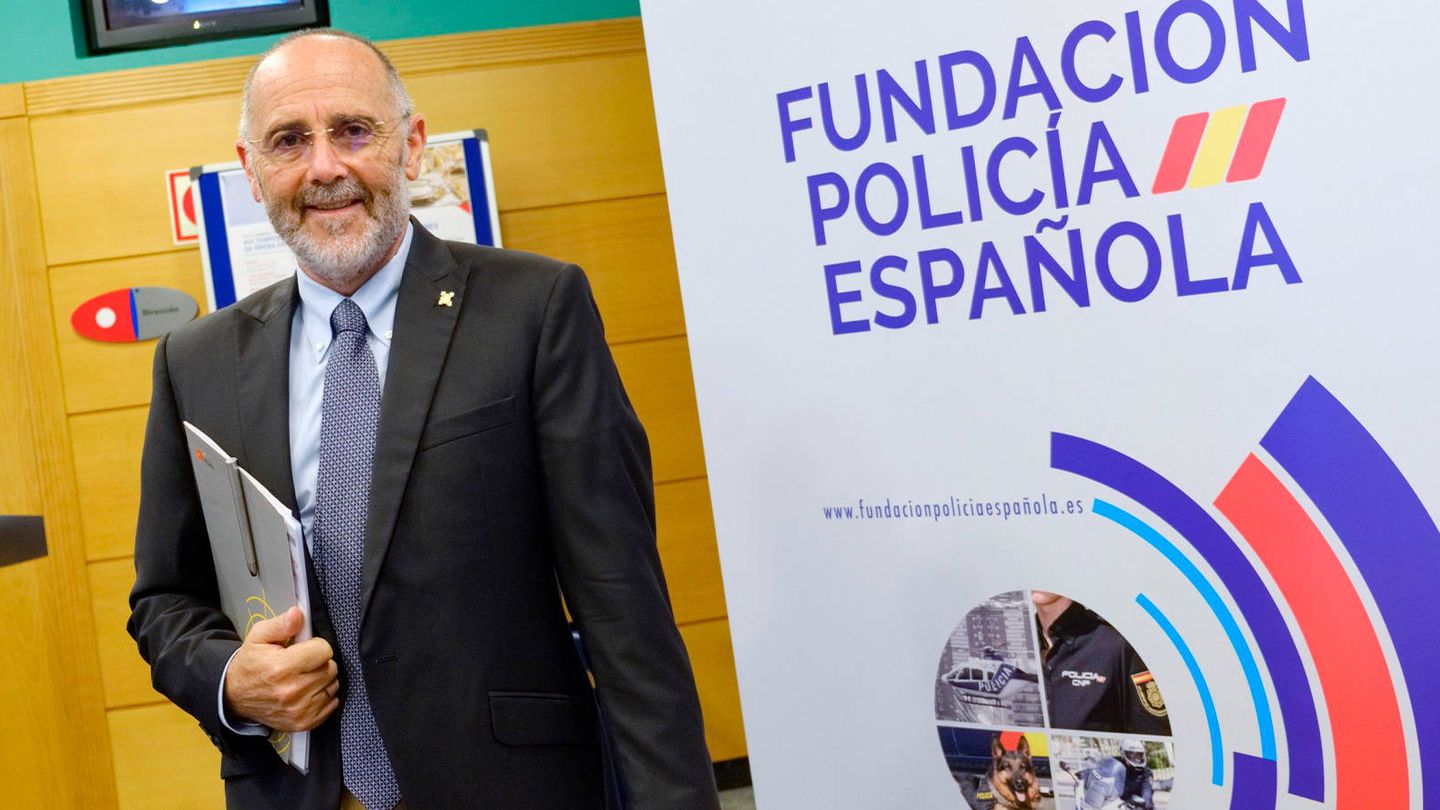 Reinares al inicio de una conferencia sobre yihadismo en Logroño, en 2019. (EFE)