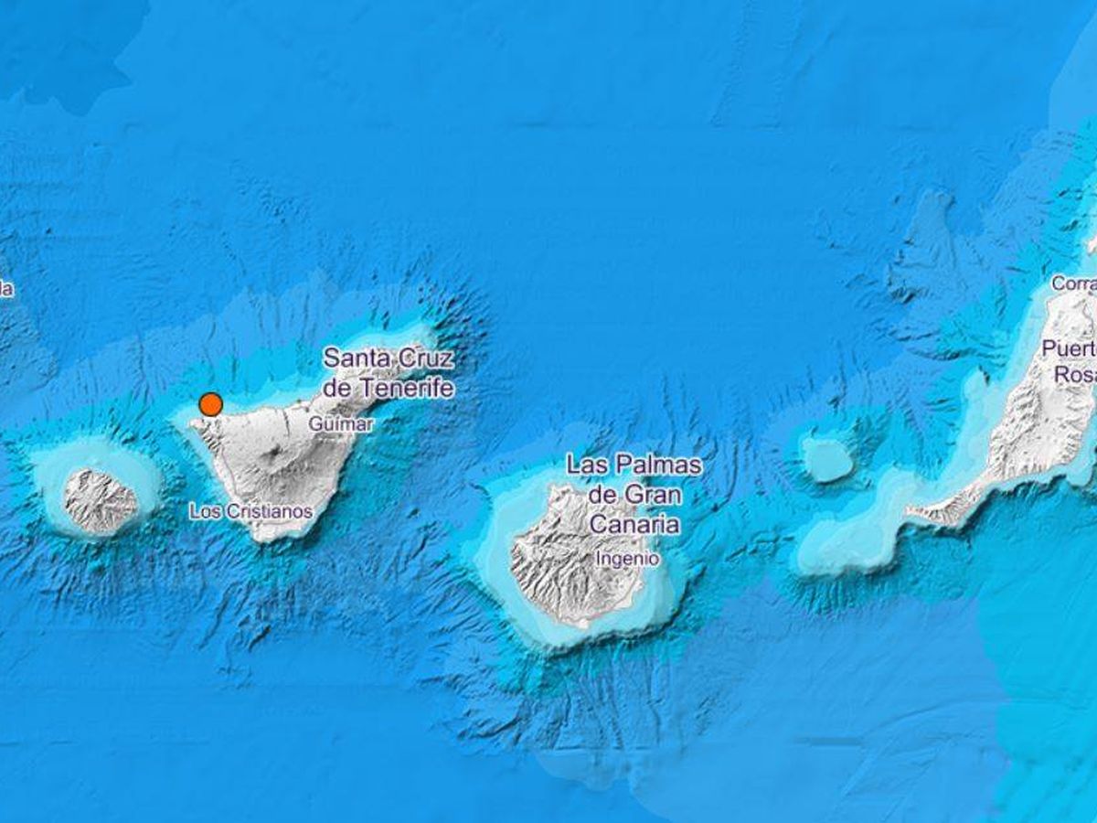Foto: Últimos terremotos detectados en Canarias. (IGN)