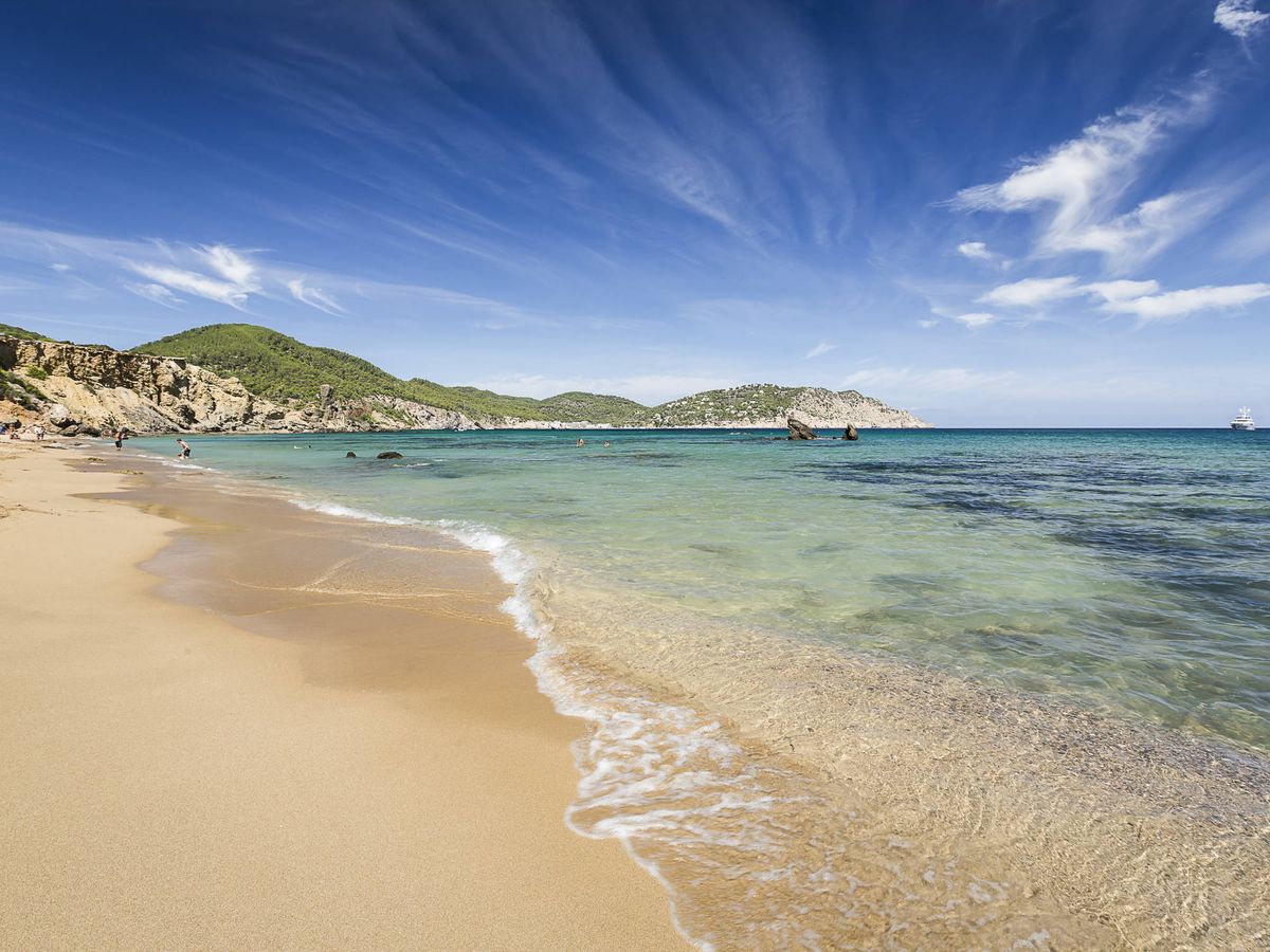 Foto: La playa es Figueral. (Foto: Visit Santa Eulalia)