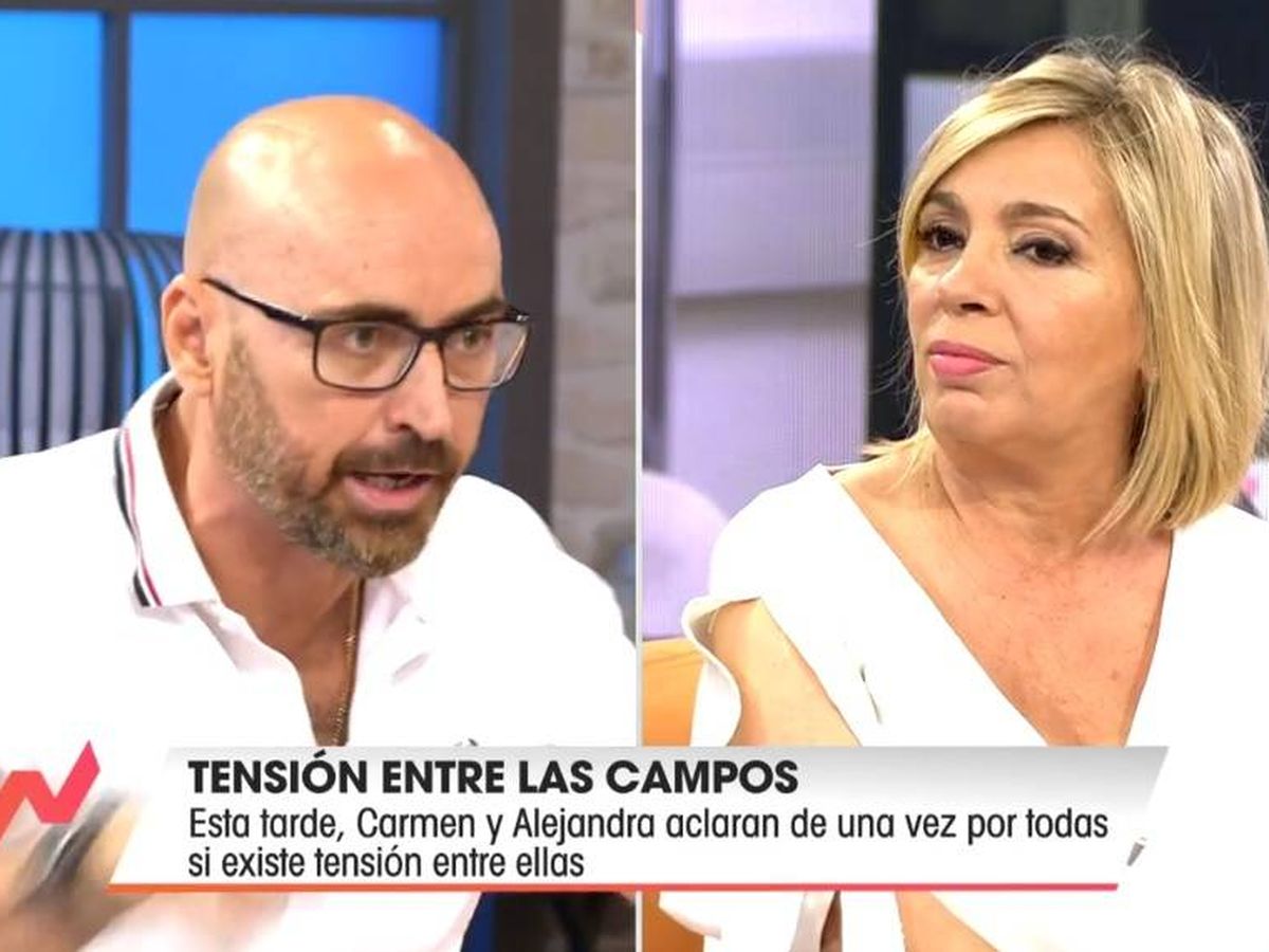 Foto: Arrabal y Borrego, en 'Viva la vida'. (Telecinco).