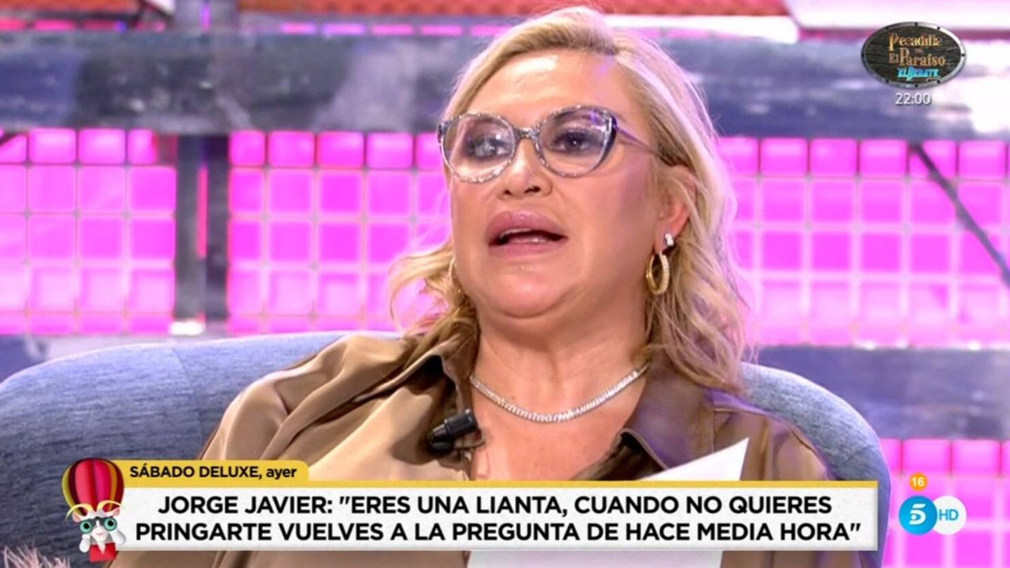 Raquel Mosquera en 'Sábado Deluxe'. (Mediaset España)