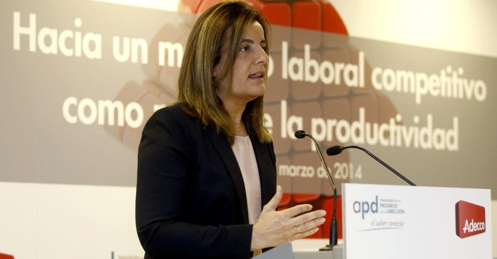 La ministra de Empleo y Seguridad Social, Fátima Báñez. (EFE)