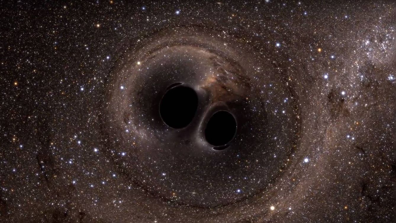 Foto: Ilustración de un agujero negro primordial. (NASA)