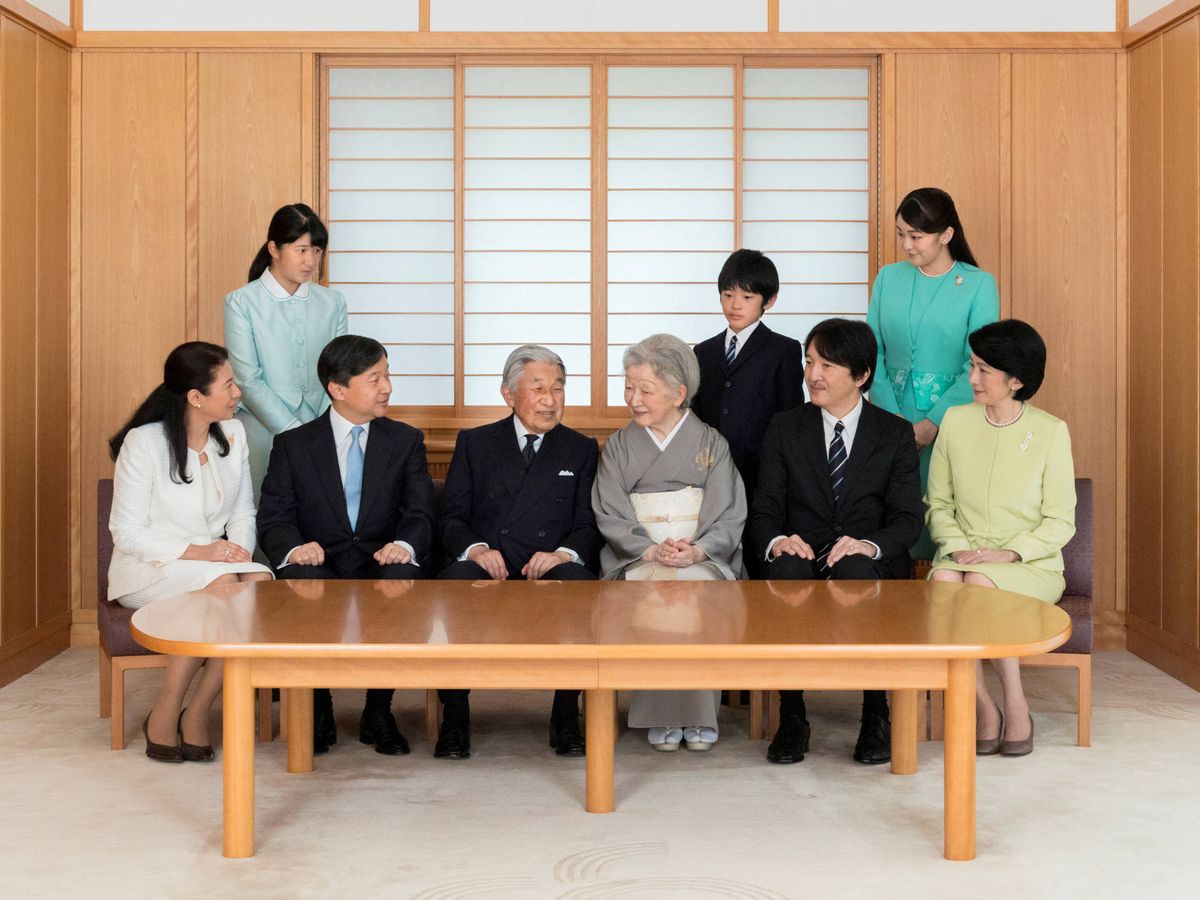 Foto: La familia imperial de Japón. (Reuters)