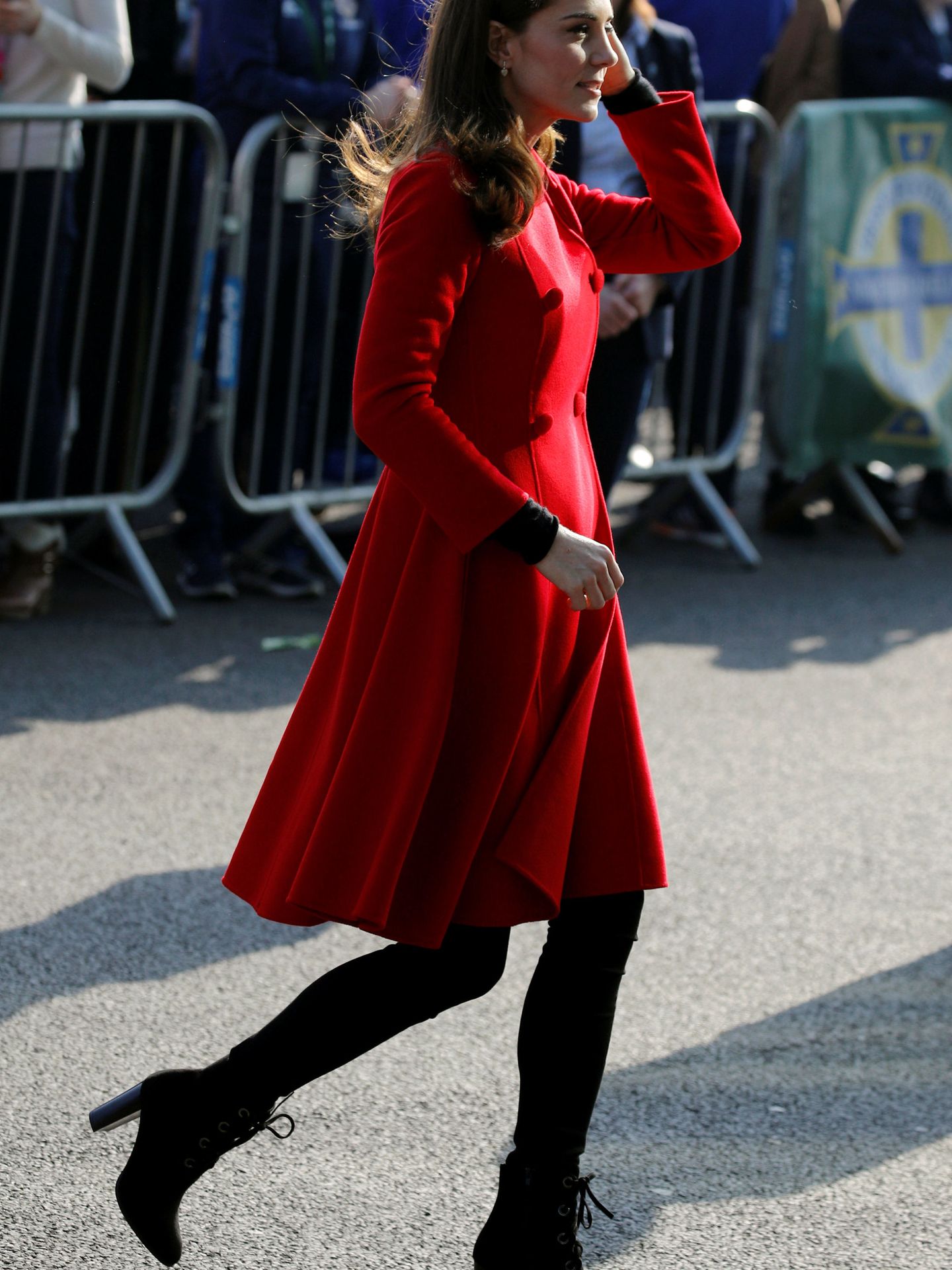 El look de la duquesa. (Reuters)