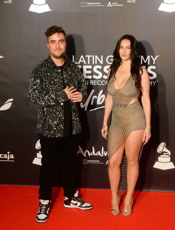 Beret y la Mala Rodríguez durante los Grammy Latinos en Málaga. (Cortesía)
