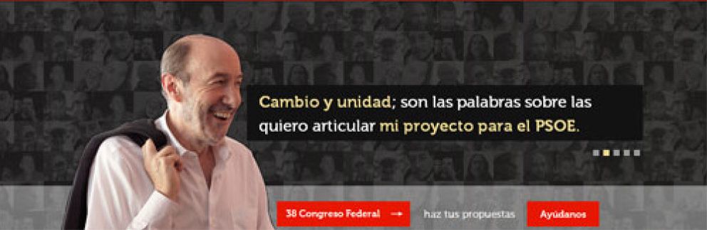 Foto: Rubalcaba lanza su web mientras Chacón ultima la presentación de su candidatura