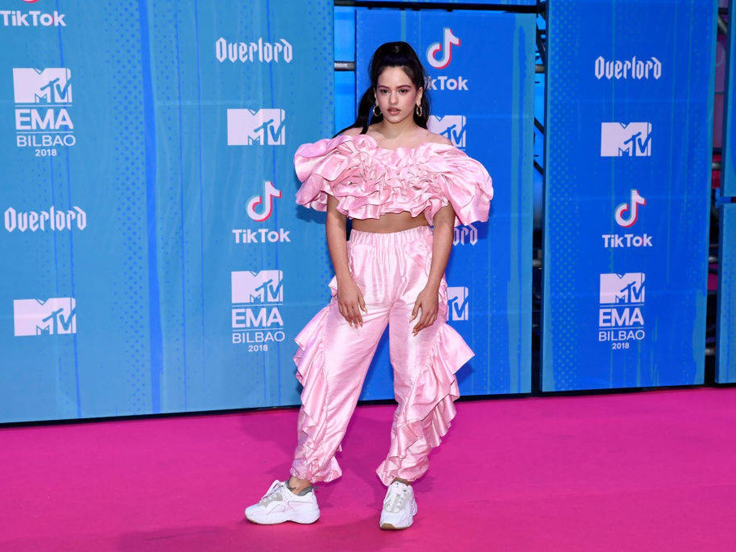 Rosalía en los MTV EMAs 2018. (Getty)