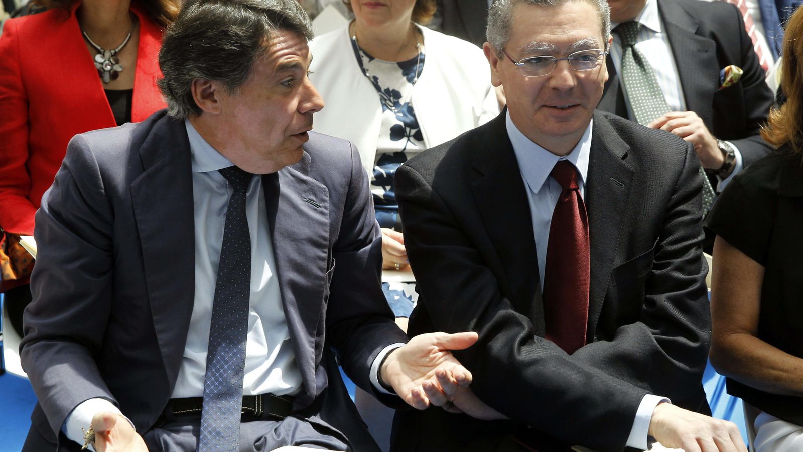 Foto: Los expresidentes de la Comunidad de Madrid Alberto Ruiz-Gallardón e Ignacio González pertenecen al Consejo Consultivo de la Comunidad de Madrid. (EFE)