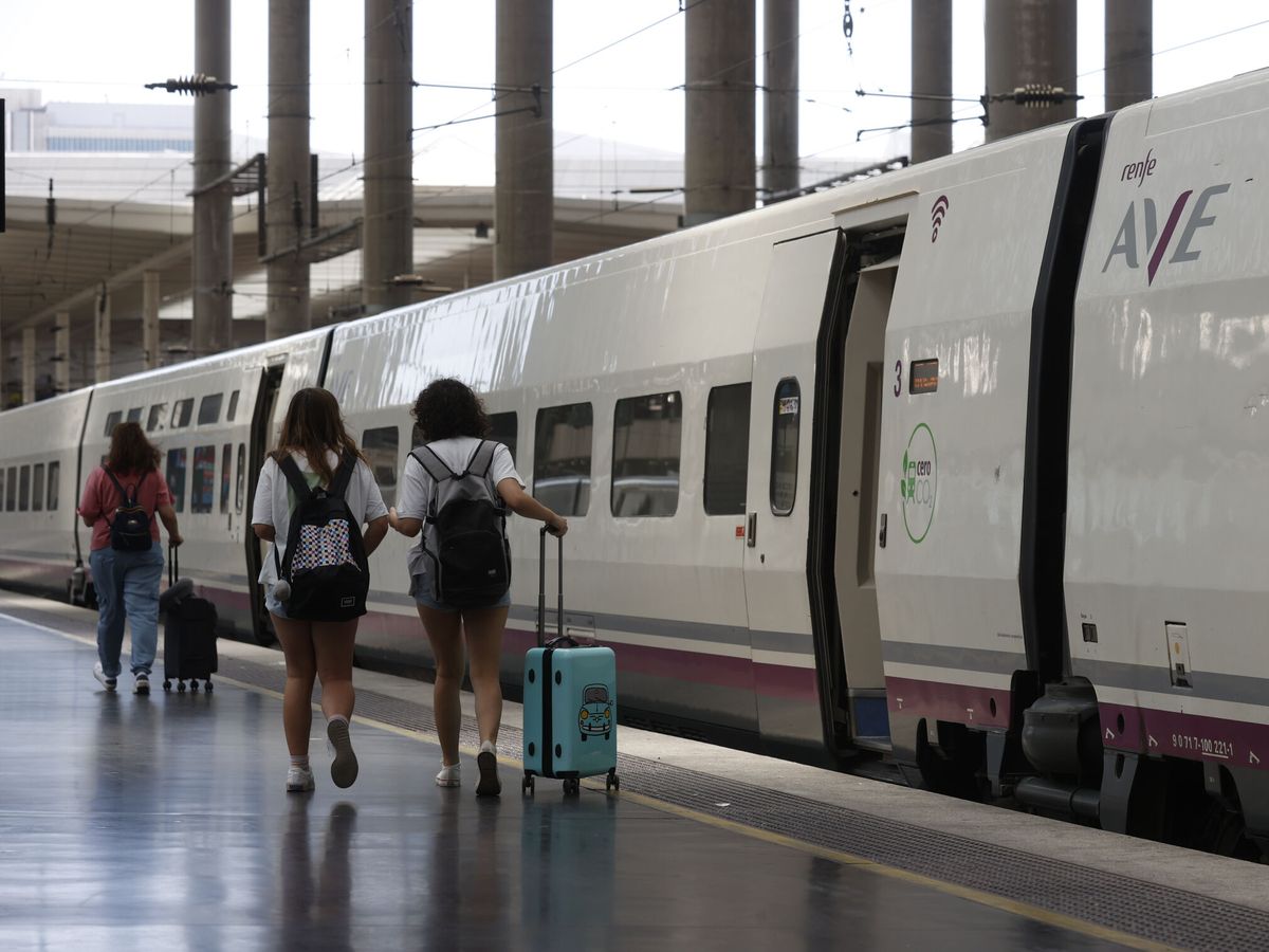 Foto: Comprar billetes de tren sin esperas es posible (EFE/Javier Lizón)