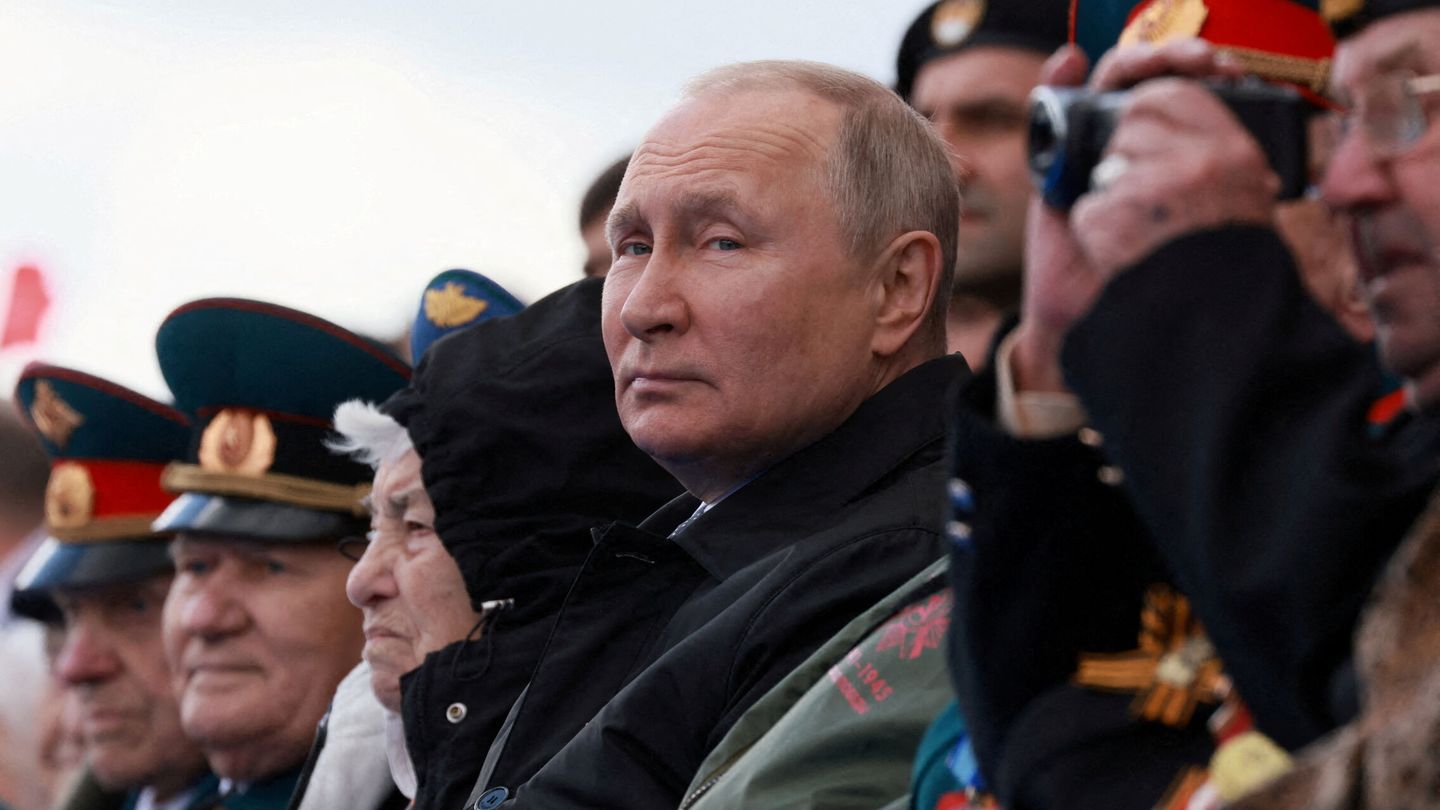 Putin, el Día de la Victoria. (Reuters/Sputnik/Mikhail Metzel)