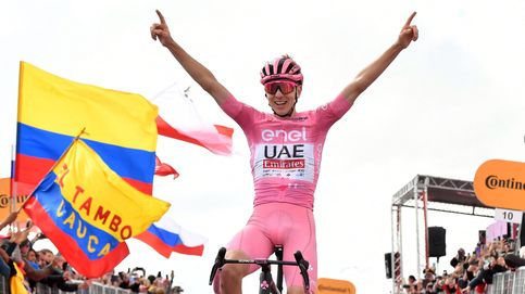 Tadej Pogacar viste de púrpura su rosa y sentencia a los reguleros en la etapa reina del Giro