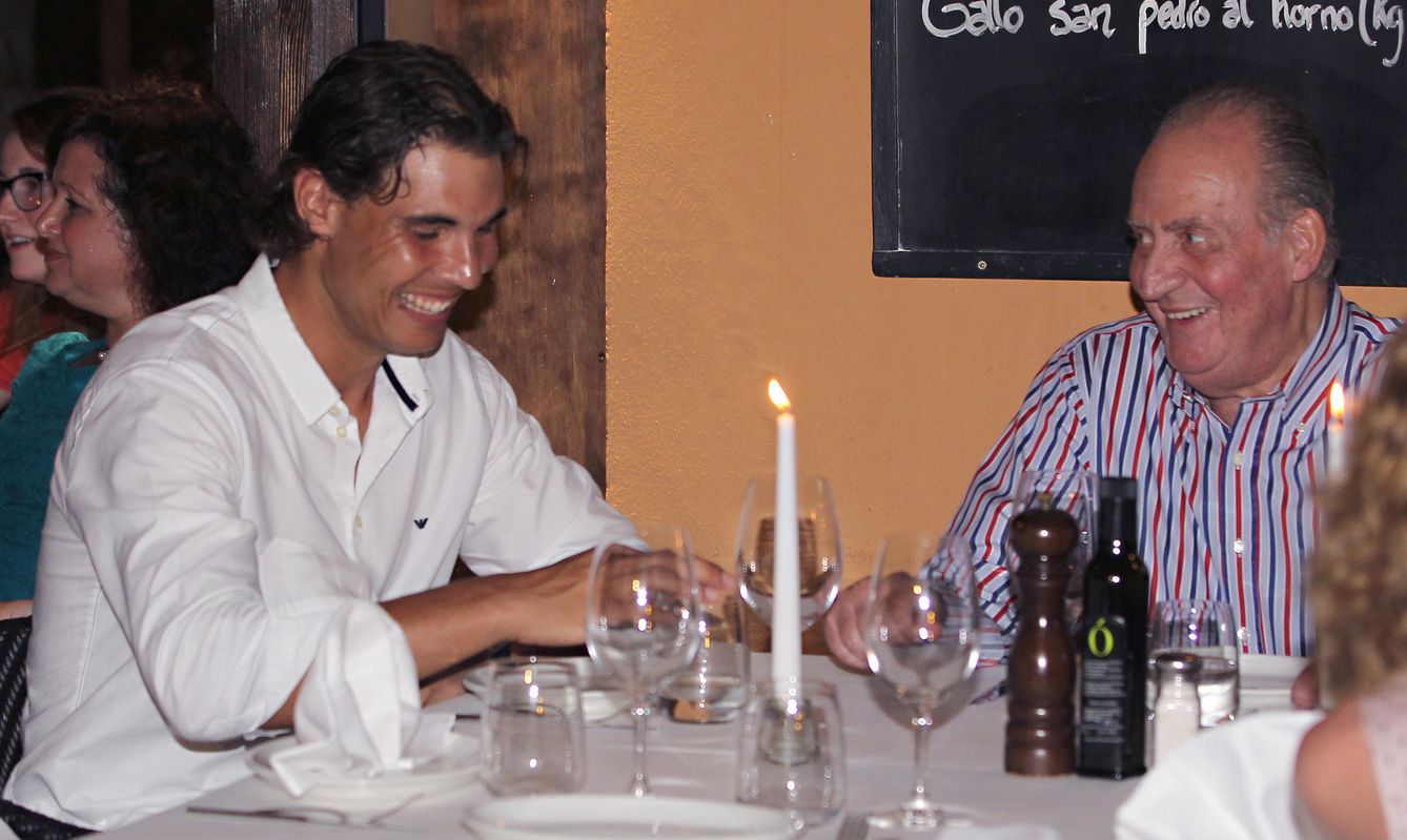 Foto: Rafa Nadal y el Rey Juan Carlos en Palma de Mallorca (Gtres)