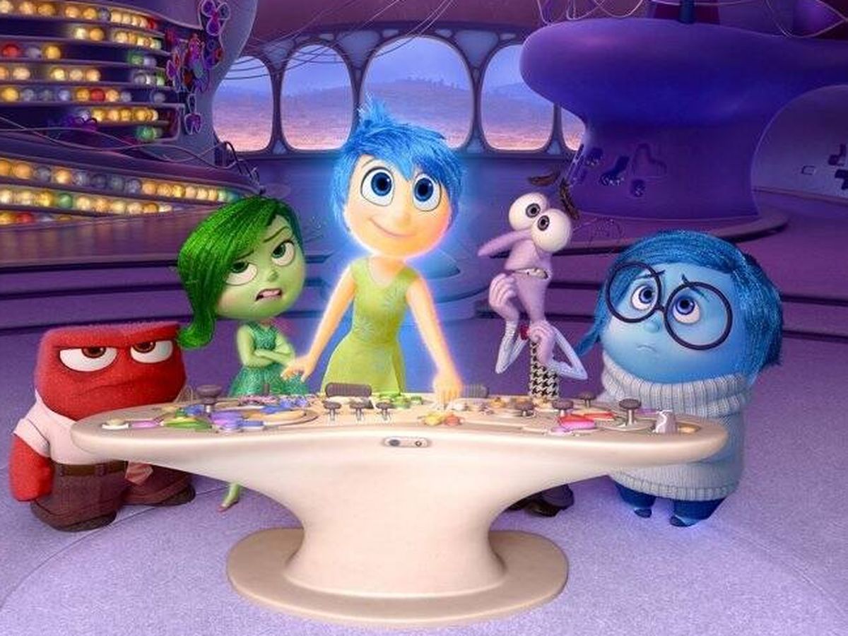 Foto: Imagen de las emociones de la película 'Inside Out' (Pixar)