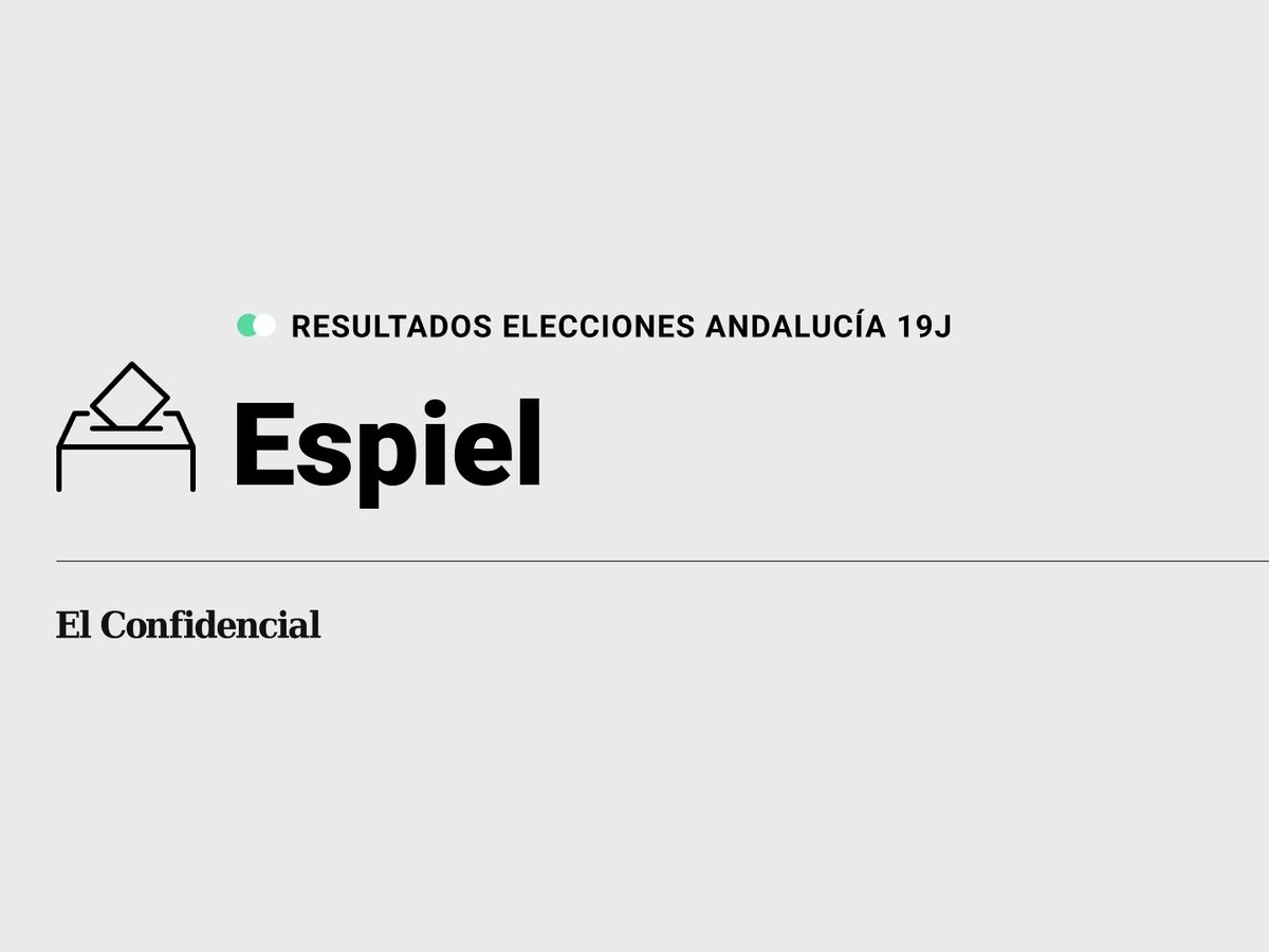 Foto: Resultados en Espiel, Córdoba, de las elecciones de Andalucía 2022 este 19-J (C.C./Diseño EC)