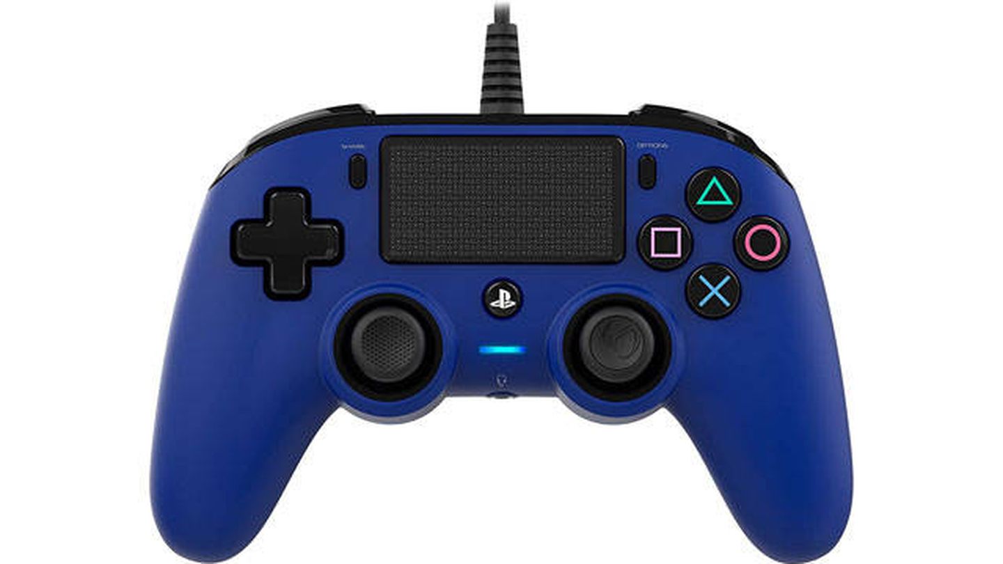 Mando compacto azul para PS4 de Nacom