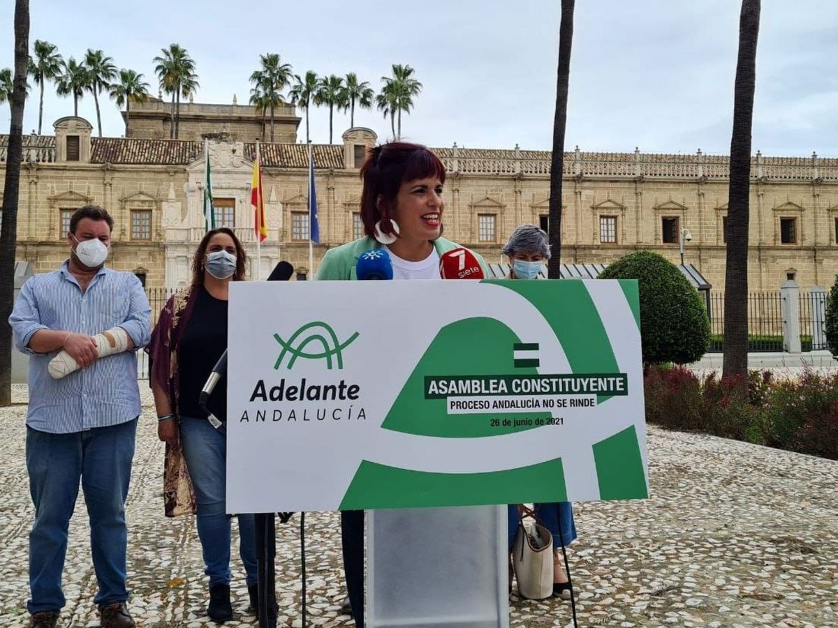 Foto: La líder andaluza de Anticapitalistas, Teresa Rodríguez. (EFE)