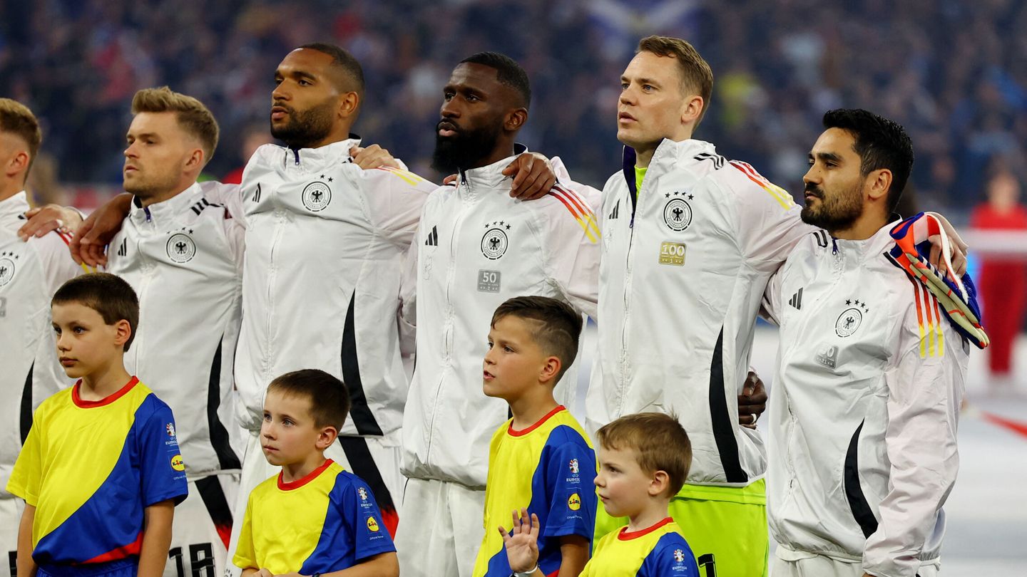 Alemania no tuvo rival en el campo. (EFE/Christophe Petit)