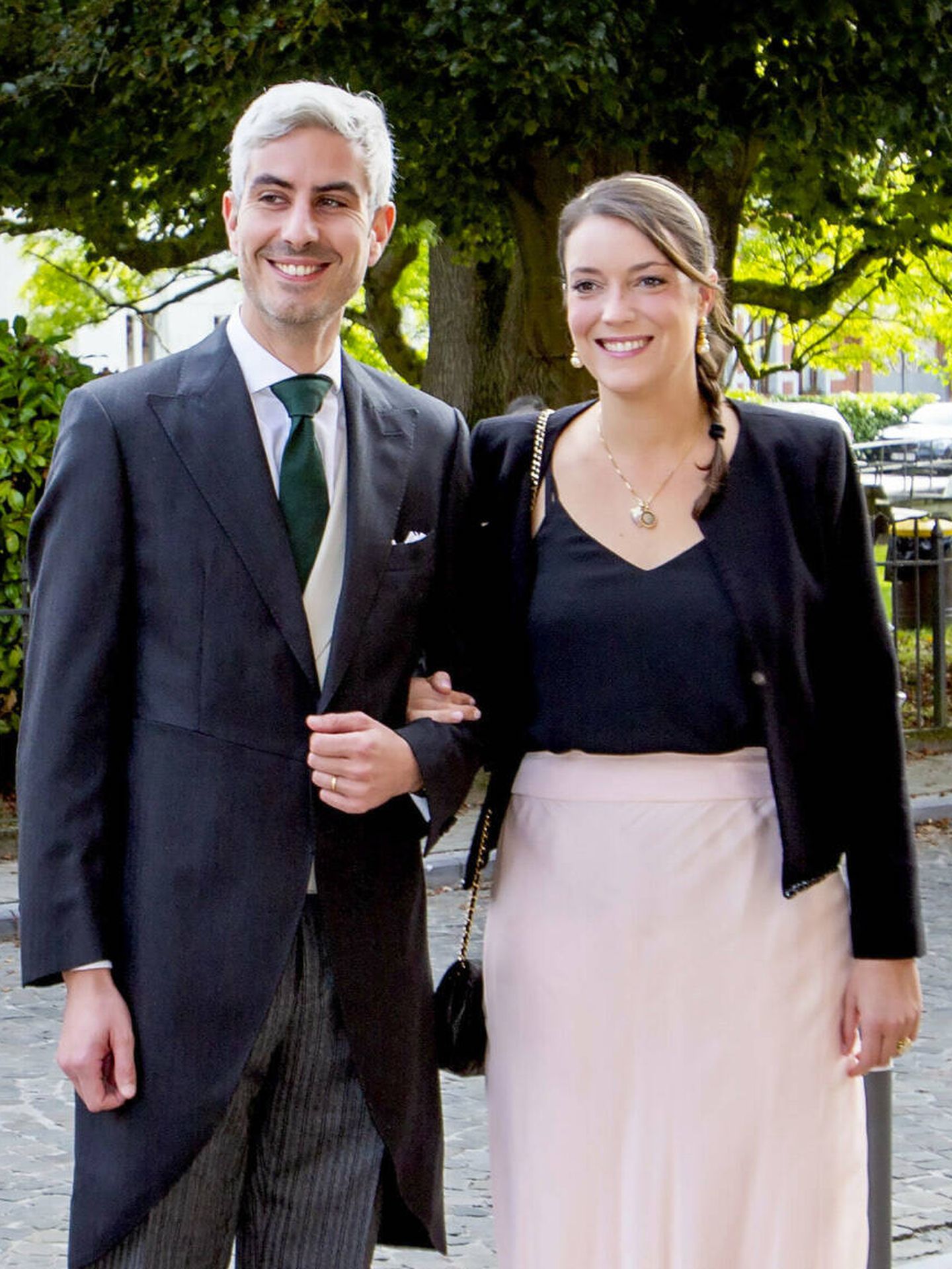 La princesa Alexandra y su marido, Nicolas Bagory, durante un evento a finales de Septiembre (Gtres)